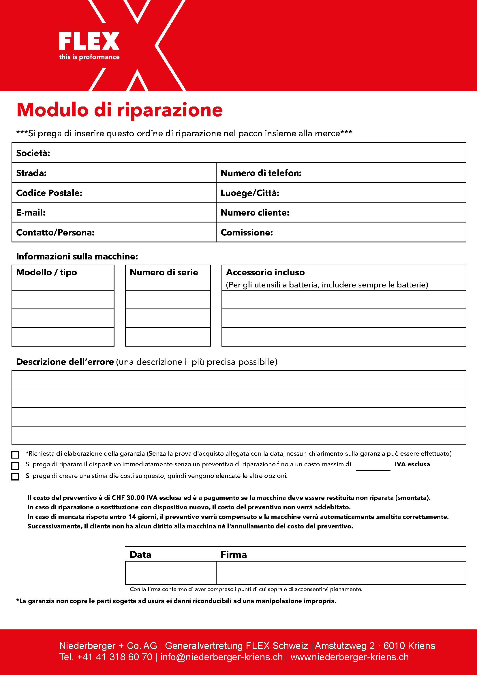 Reparaturauftrag IT